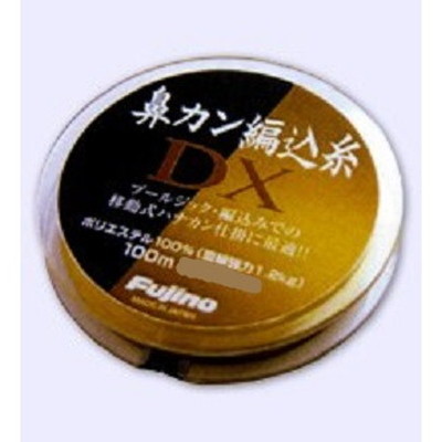 フジノライン 鼻カン編込糸DX ゴールド 100m