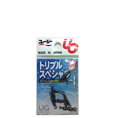 植田漁具 サルカン HP トリプルスペシャルS 5号 黒