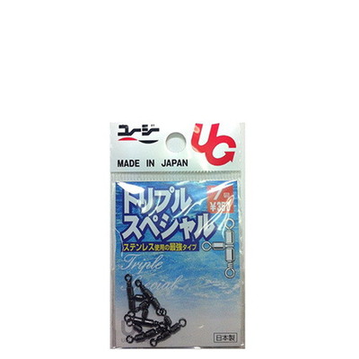 植田漁具 サルカン HP トリプルスペシャルS 7号 黒