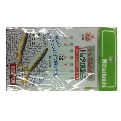 三蜂ツリ針ナガオ 仕掛け 川池ヅリ天国仕掛キララ針2.5号