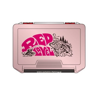 双進　６３６６　ＲＬ　ルアーケース　レッド(バス) ルアーケース