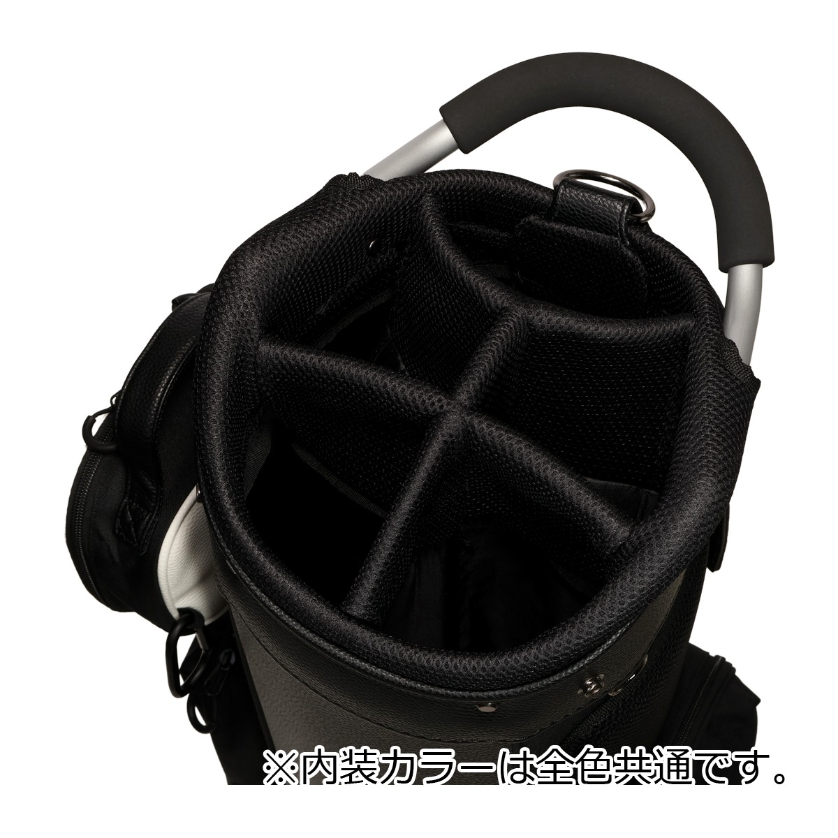 WAAC ワック ゴルフ キャディバッグ 072254800 ブラック(- ブラック
