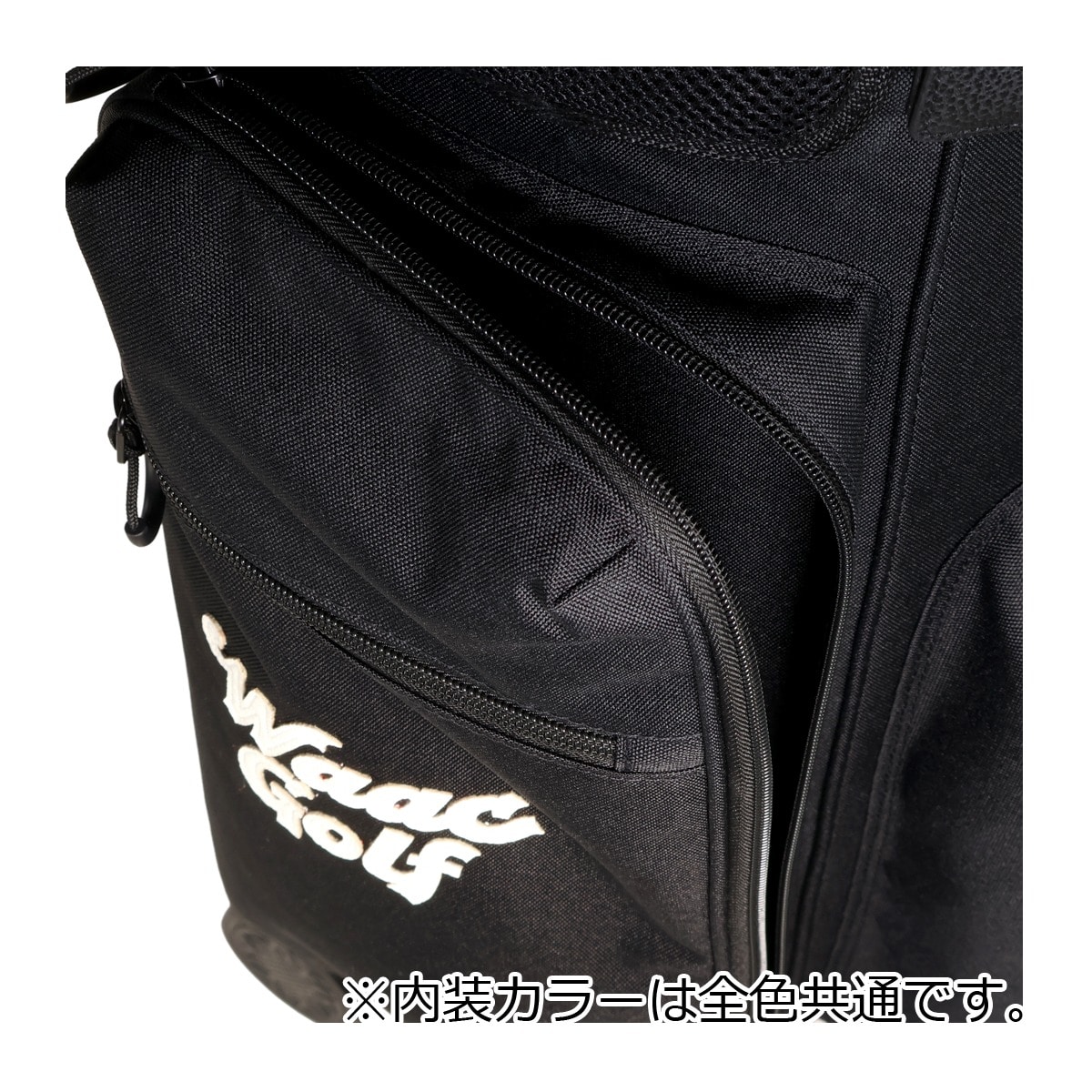 WAAC ワック ゴルフ キャディバッグ 072254800 ブラック(- ブラック