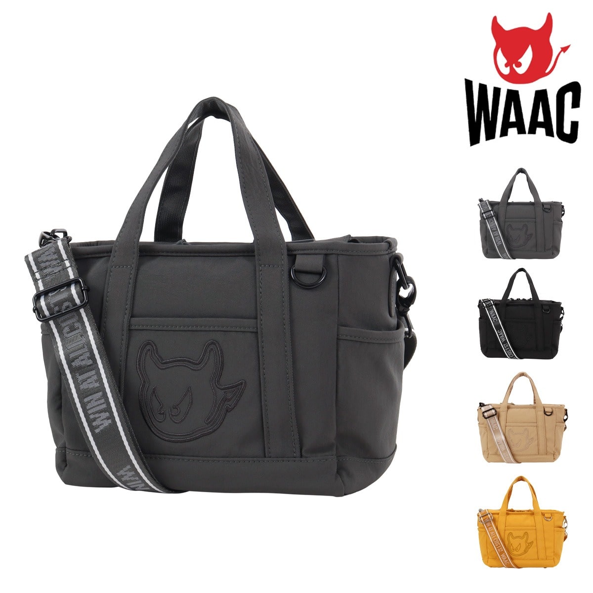 WAAC ワック ゴルフ カートバッグ 072254811 ESSENTIAL チャコール