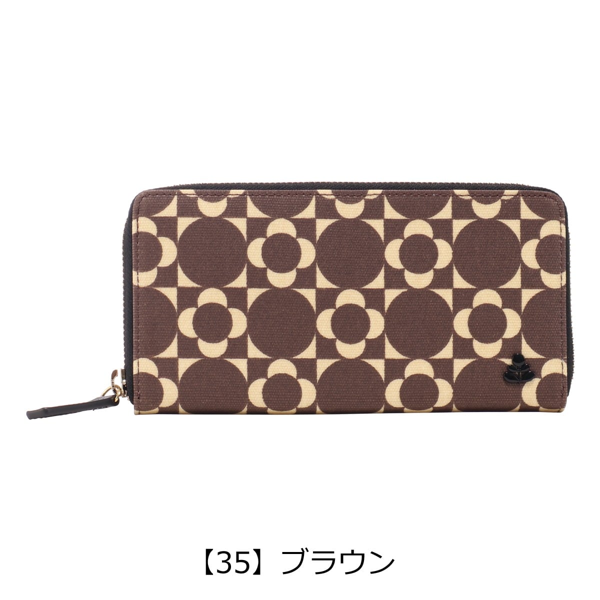 Orla Kiely オーラカイリー 財布 ブラック Orla Kiely オーラカイリー 長財布 レトロタイルモノグラム ブラック