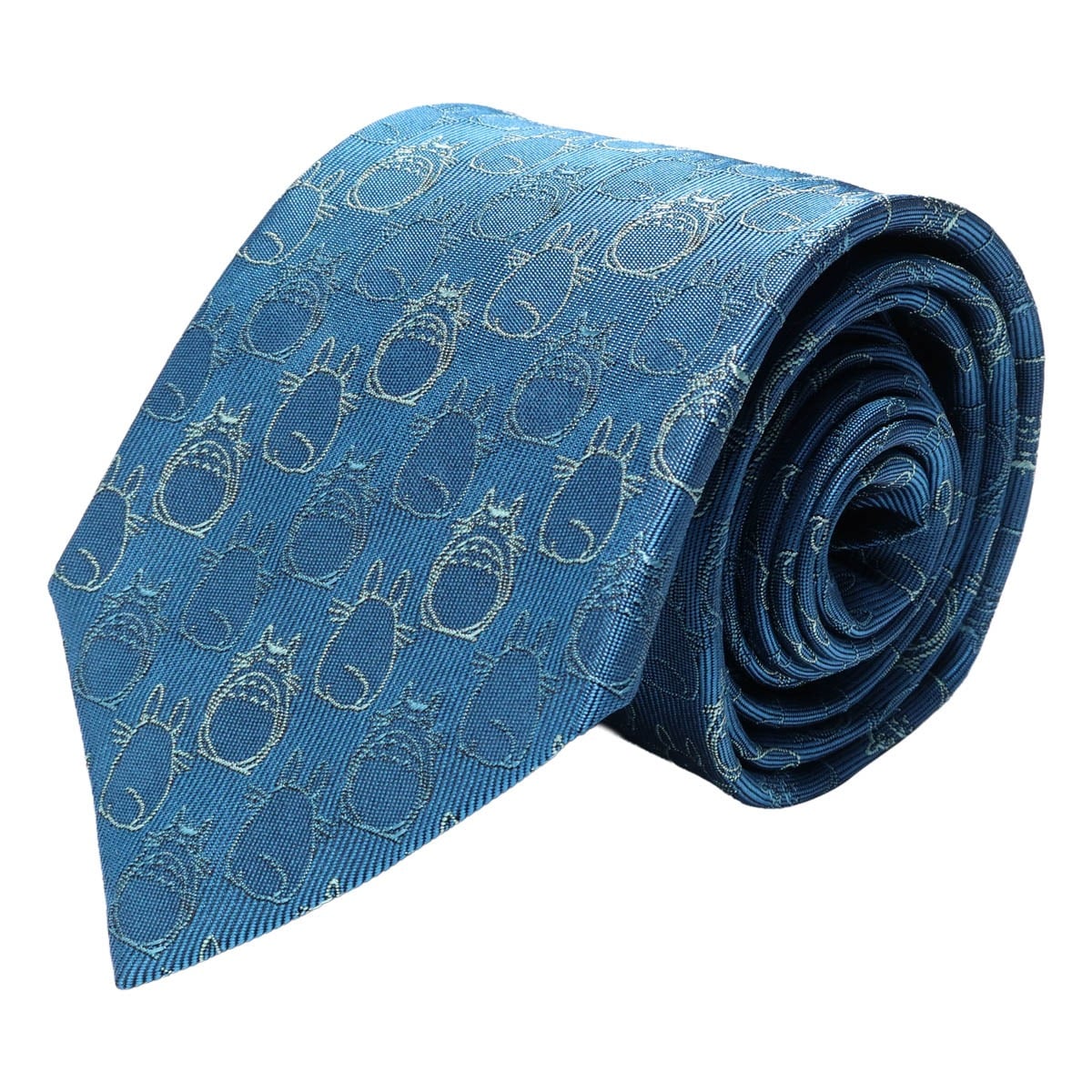 Totoro トトロ となりのトトロ ネクタイ パッケージ付 111015103 裏表 日本製 メンズ 結婚式 おしゃれ フォーマル カジュアル ビジネス 男性 ギフト プレゼント キャラクター ターコイズ