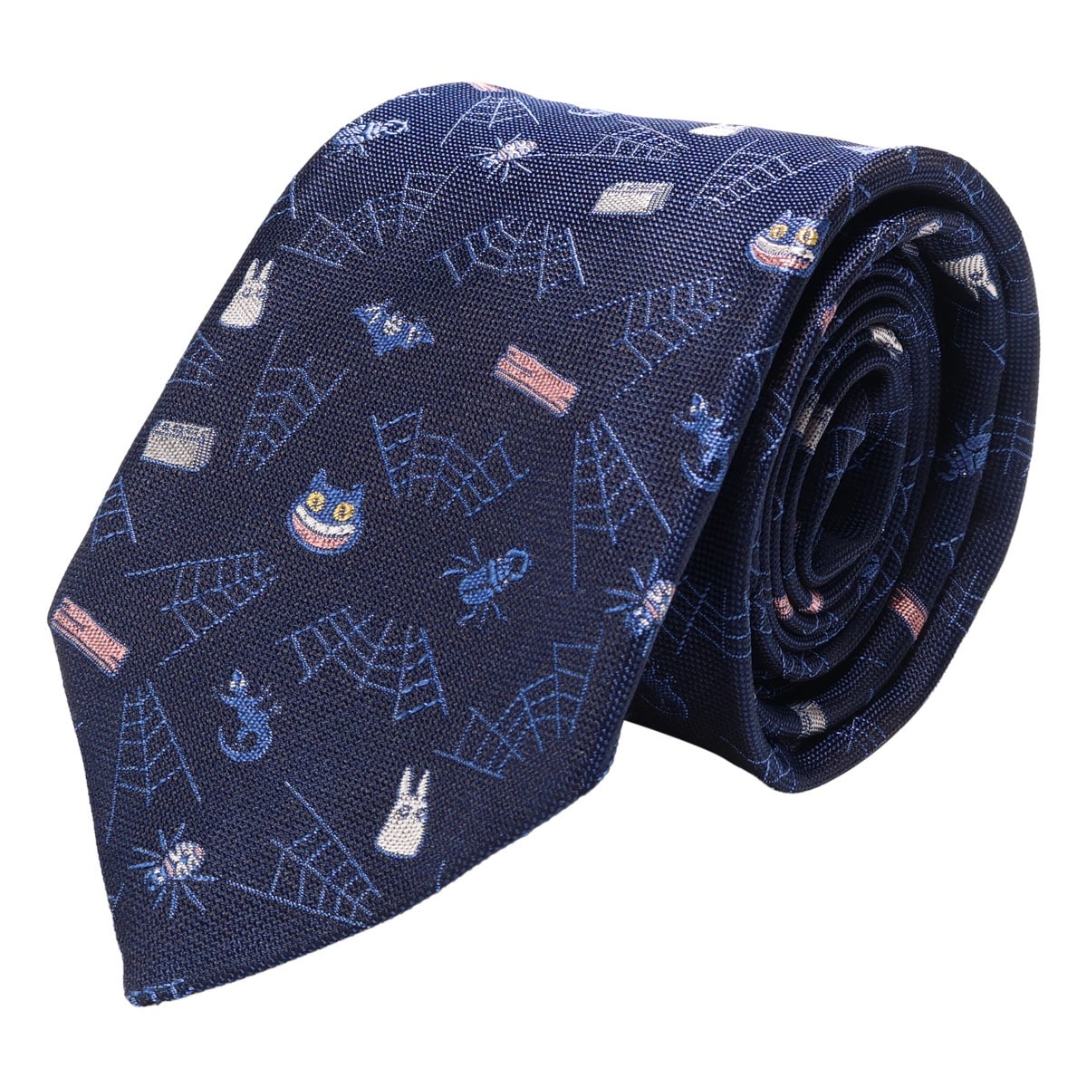 Totoro トトロ となりのトトロ ネクタイ パッケージ付 111015105 オープニング 日本製 メンズ 結婚式 おしゃれ フォーマル カジュアル ビジネス 男性 ギフト プレゼント キャラクター ネイビーブルー