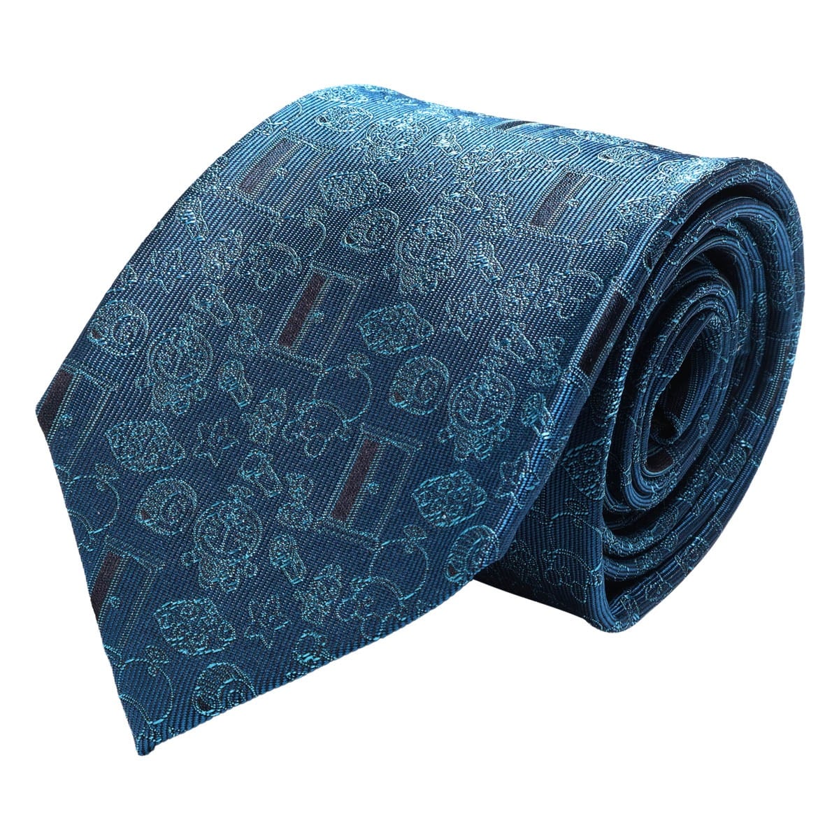 DORAEMON ドラえもん ネクタイ パッケージ付 112015105 ひみつ道具いろいろ 日本製 メンズ 結婚式 おしゃれ フォーマル カジュアル ビジネス 男性 ギフト プレゼント キャラクター ターコイズ