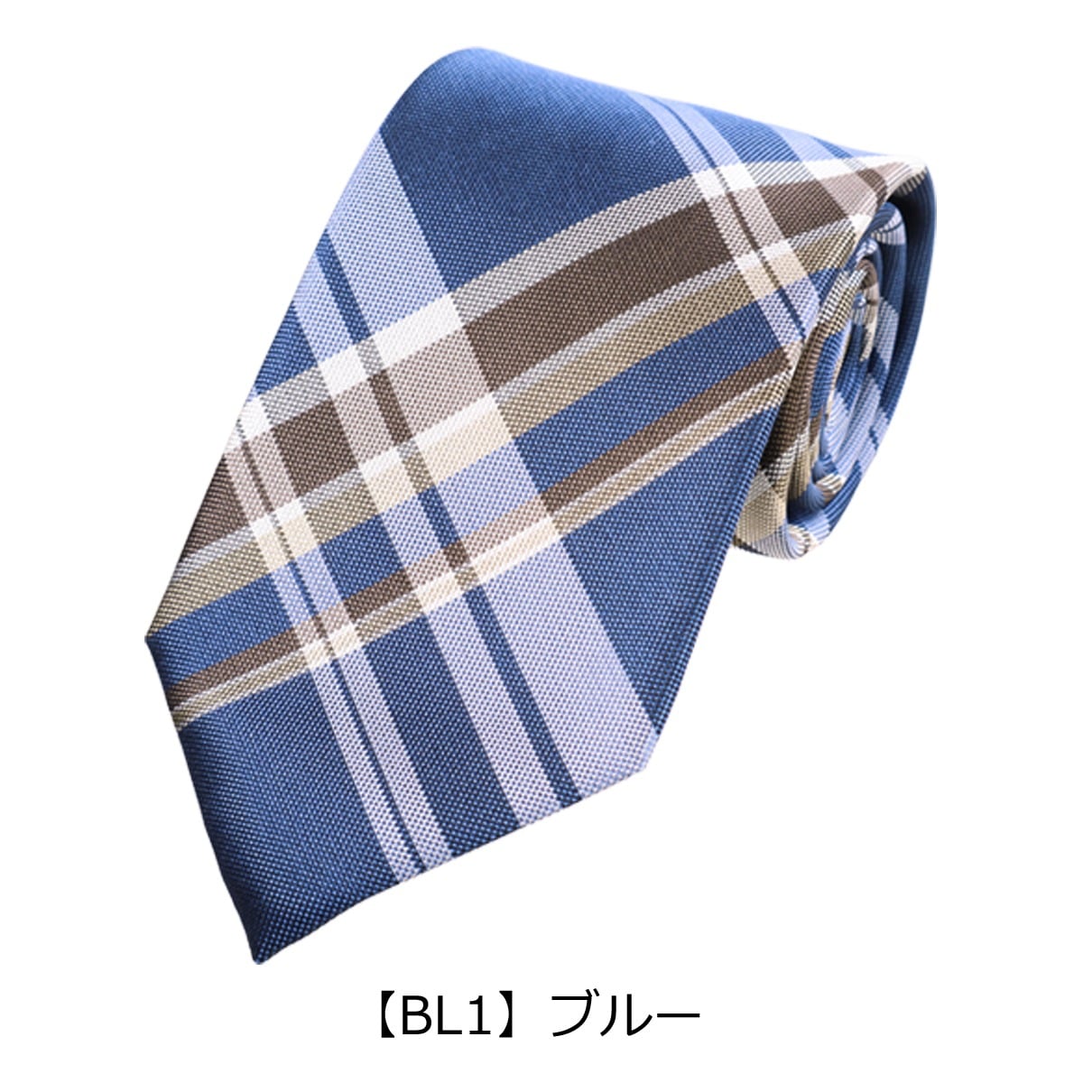 TAKEO KIKUCHI タケオ キクチ ネクタイ 125514224 チェック柄 ブルー