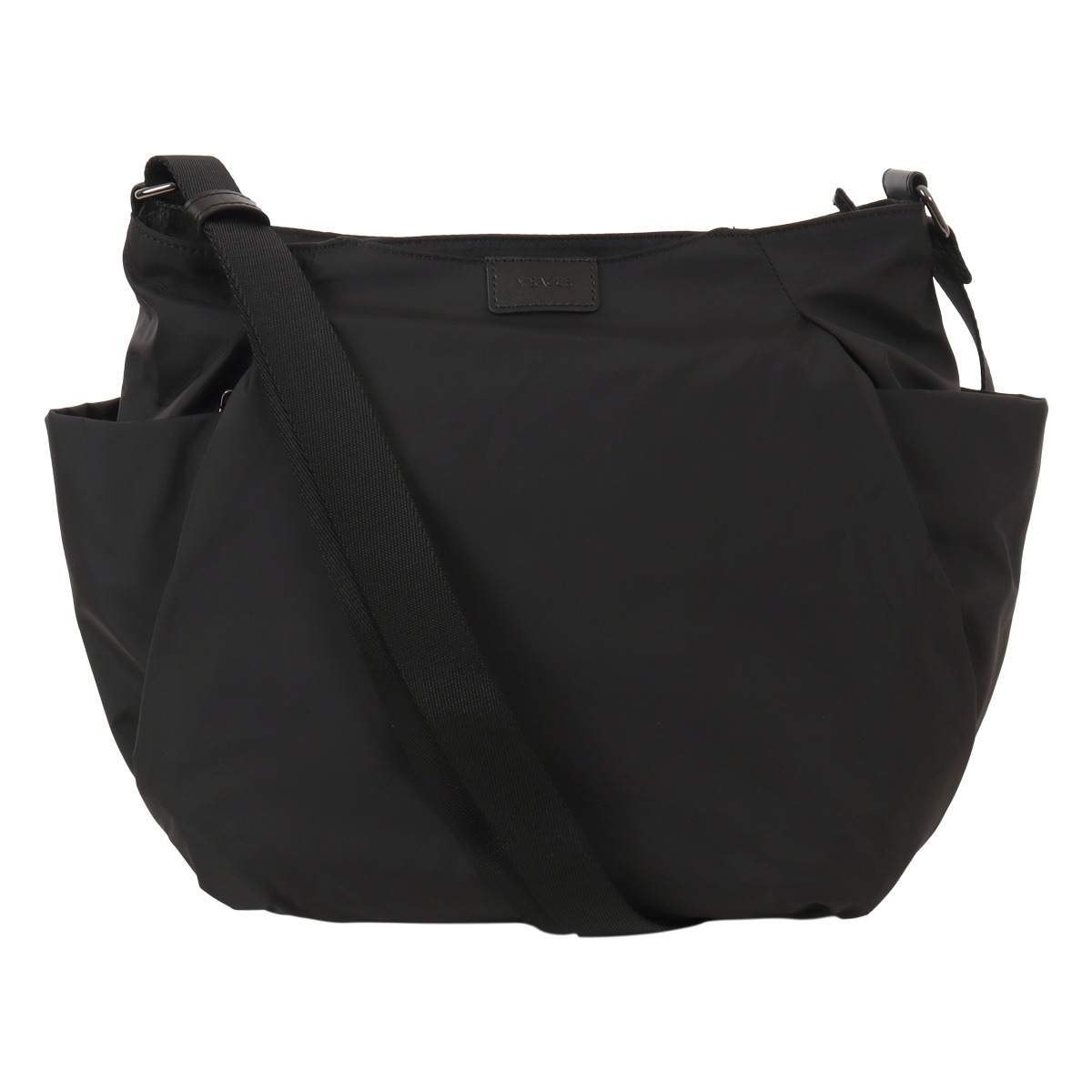 Y'SACCS イザック ショルダーバッグ B4 撥水 ナイロンタフタ 20-040-02 大容量 大きめ ボストンバッグ トラベルバッグ 斜め掛け 肩掛け コンパクト 旅行 レディース 通勤 ブラック 【10】ブラック -