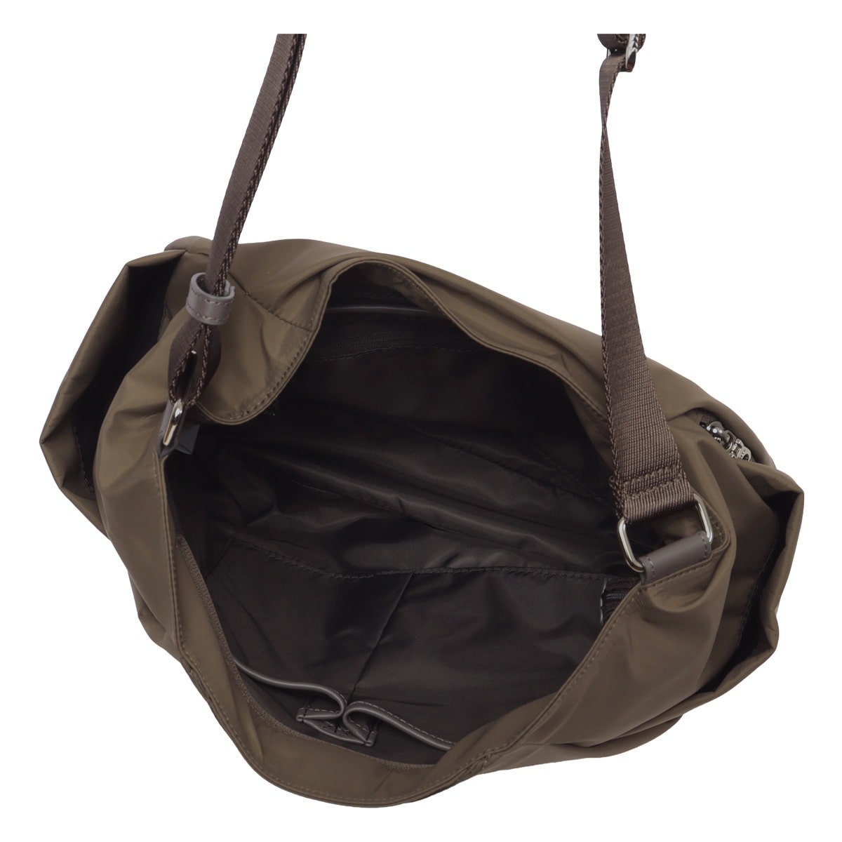 Y'SACCS イザック ショルダーバッグ B4 撥水 ナイロンタフタ 20-040-02 大容量 大きめ ボストンバッグ トラベルバッグ 斜め掛け 肩掛け コンパクト 旅行 レディース 通勤 ブラック 【10】ブラック -