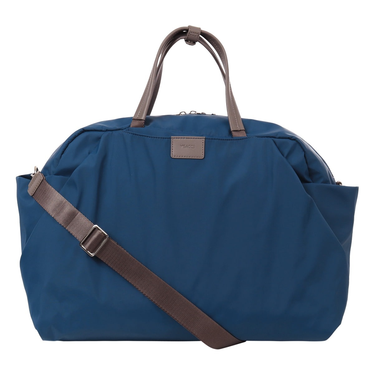 Y'SACCS イザック ボストンバッグ A4 撥水 2WAY ナイロンタフタ 20-040-04 ショルダーバッグ 斜め掛け 肩掛け 旅行 レディース 機内持ち込み ブルー 【60】ブルー -