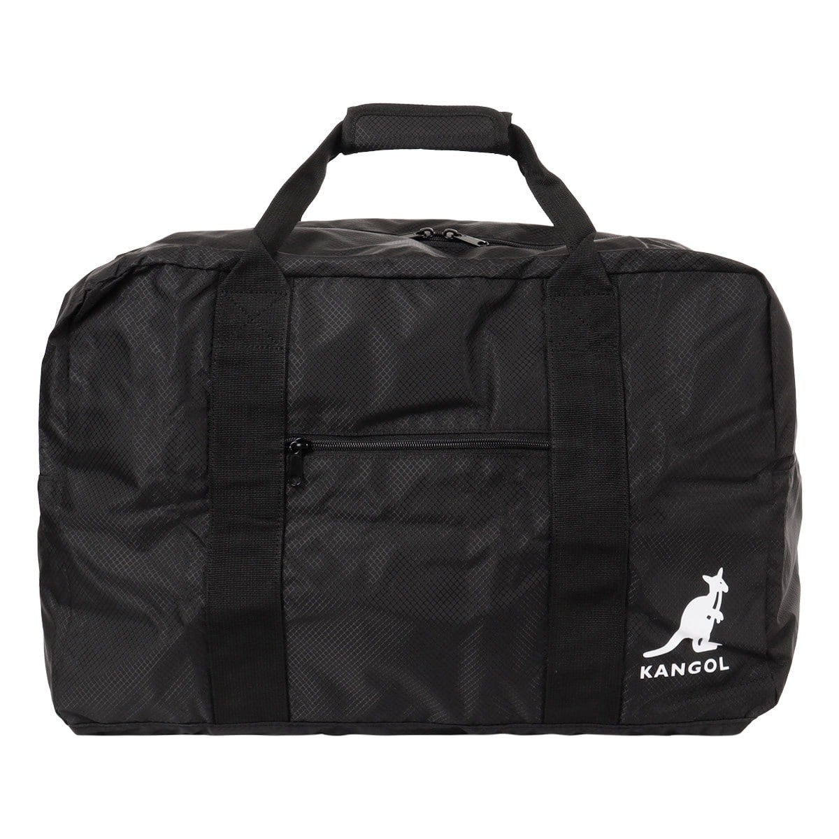 KANGOL カンゴール 折りたたみボストンバッグ 45L 250-300 クロスエイト ブラック
