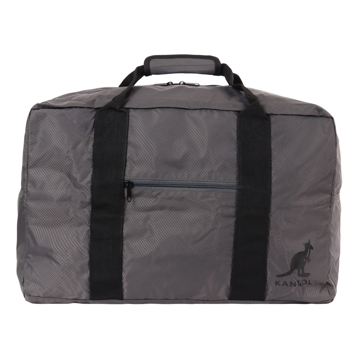 KANGOL カンゴール 折りたたみボストンバッグ 45L 250-300 クロスエイト グレー