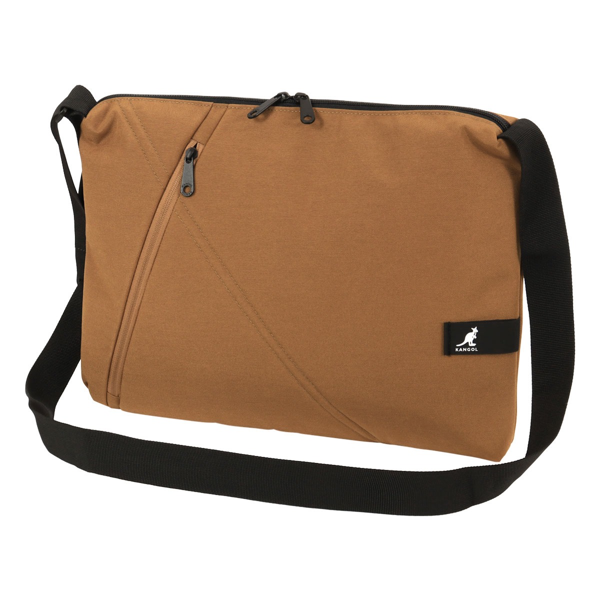 KANGOL カンゴール ショルダーバッグ 250-3042 クロスエイト Stealth キャメル