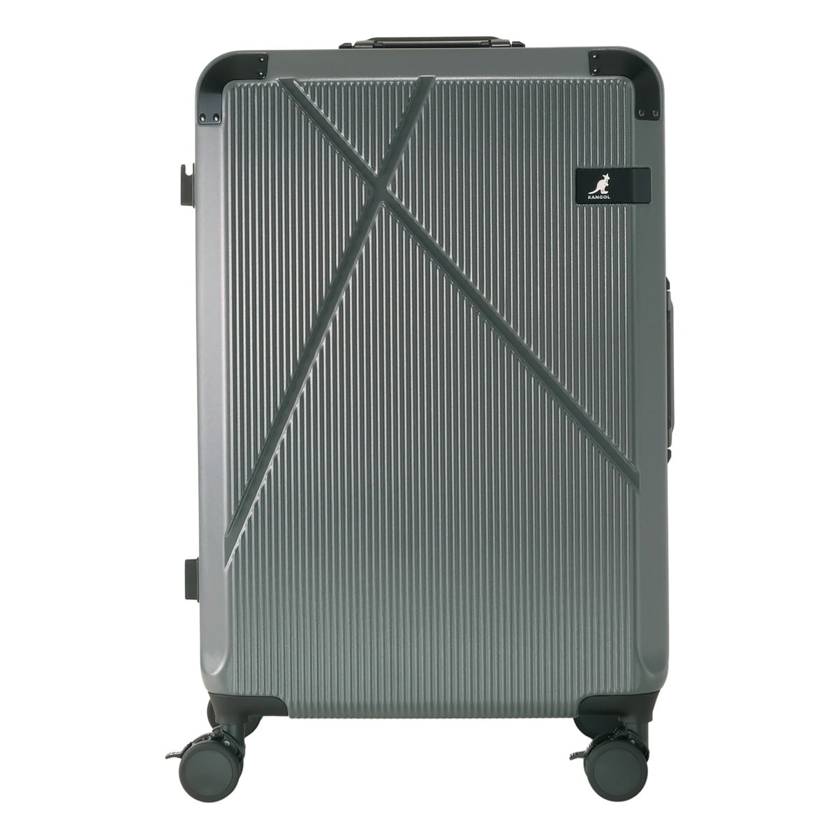 KANGOL カンゴール スーツケース 65L 250-5730 クロスエイト Frame ダークグレー