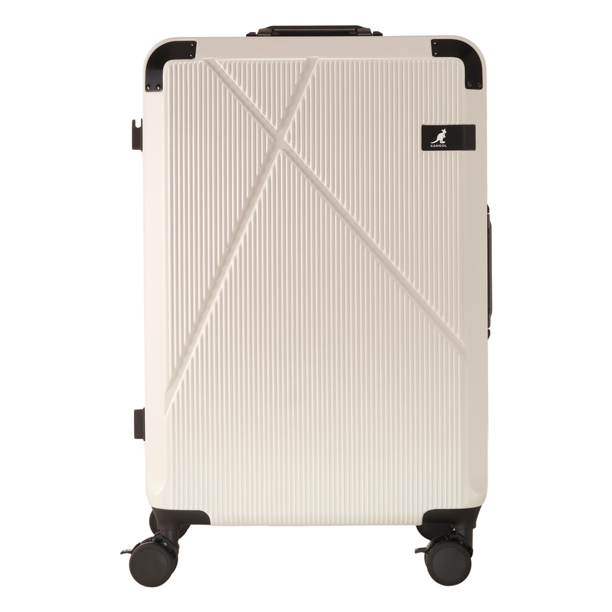 KANGOL カンゴール スーツケース 65L 250-5730 クロスエイト Frame アイボリー