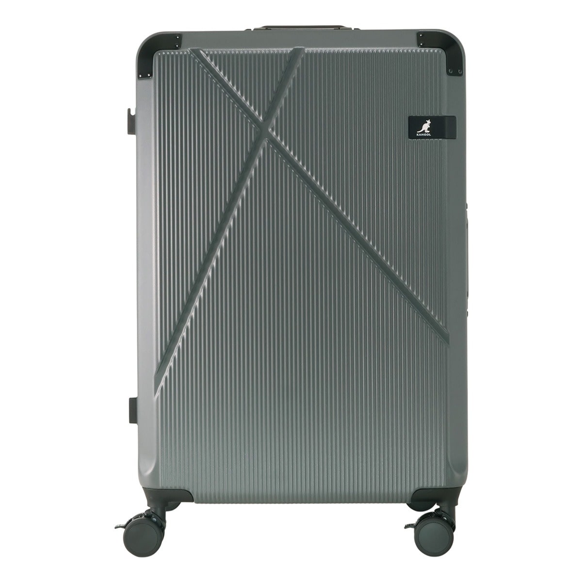 KANGOL カンゴール スーツケース 90L 250-5731 クロスエイト Frame ダークグレー