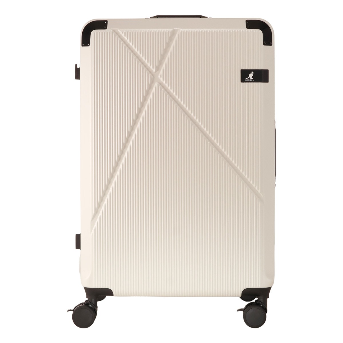 KANGOL カンゴール スーツケース 90L 250-5731 クロスエイト Frame アイボリー