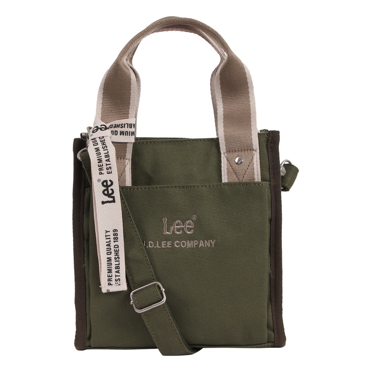 Lee リー ミニトート 2WAY キャンバス レディース 320-1301 arcana ショルダーバッグ カーキ