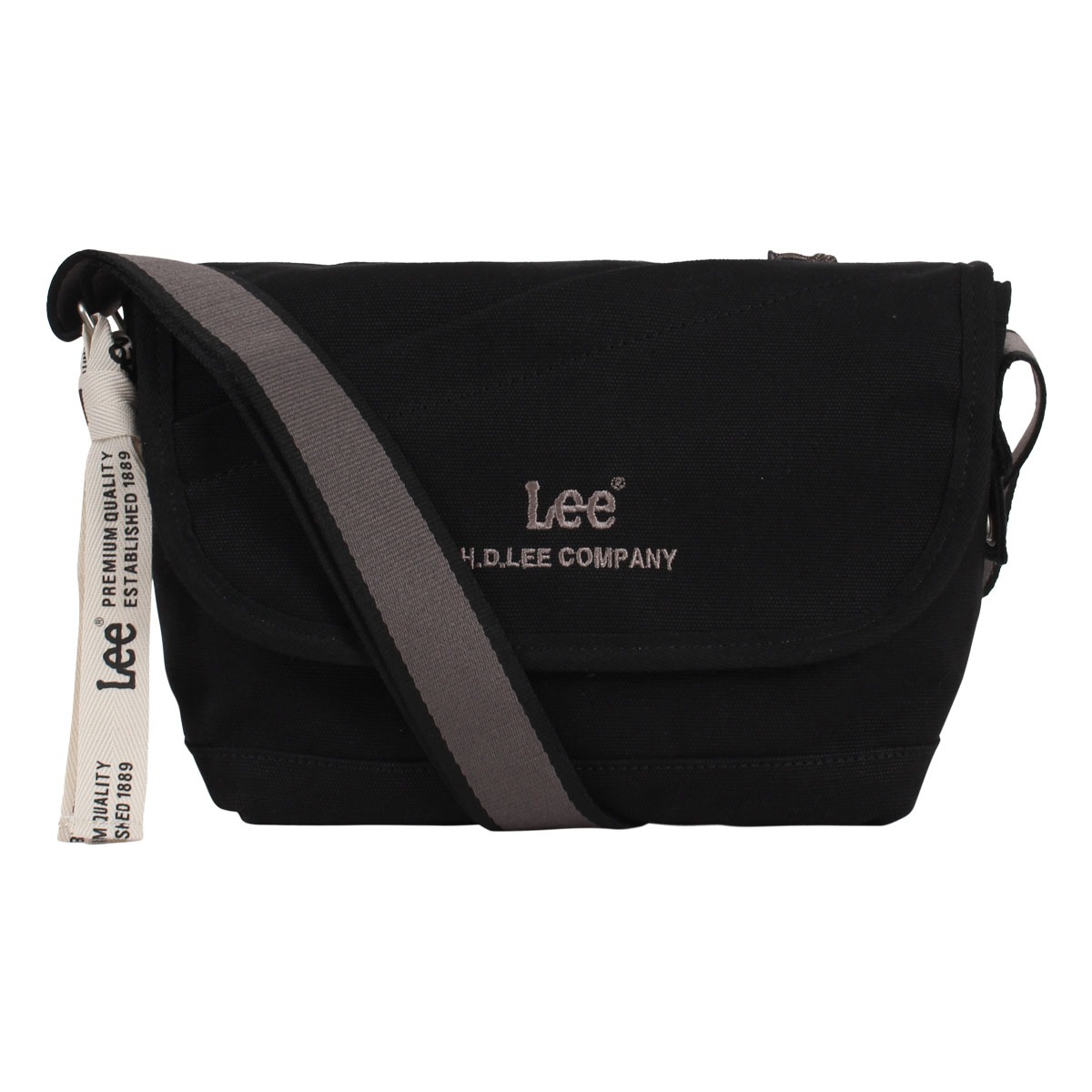 Lee リー ショルダーバック フラップ型 キャンバス レディース 320-1302 arcana メッセンジャーバッグ ブラック