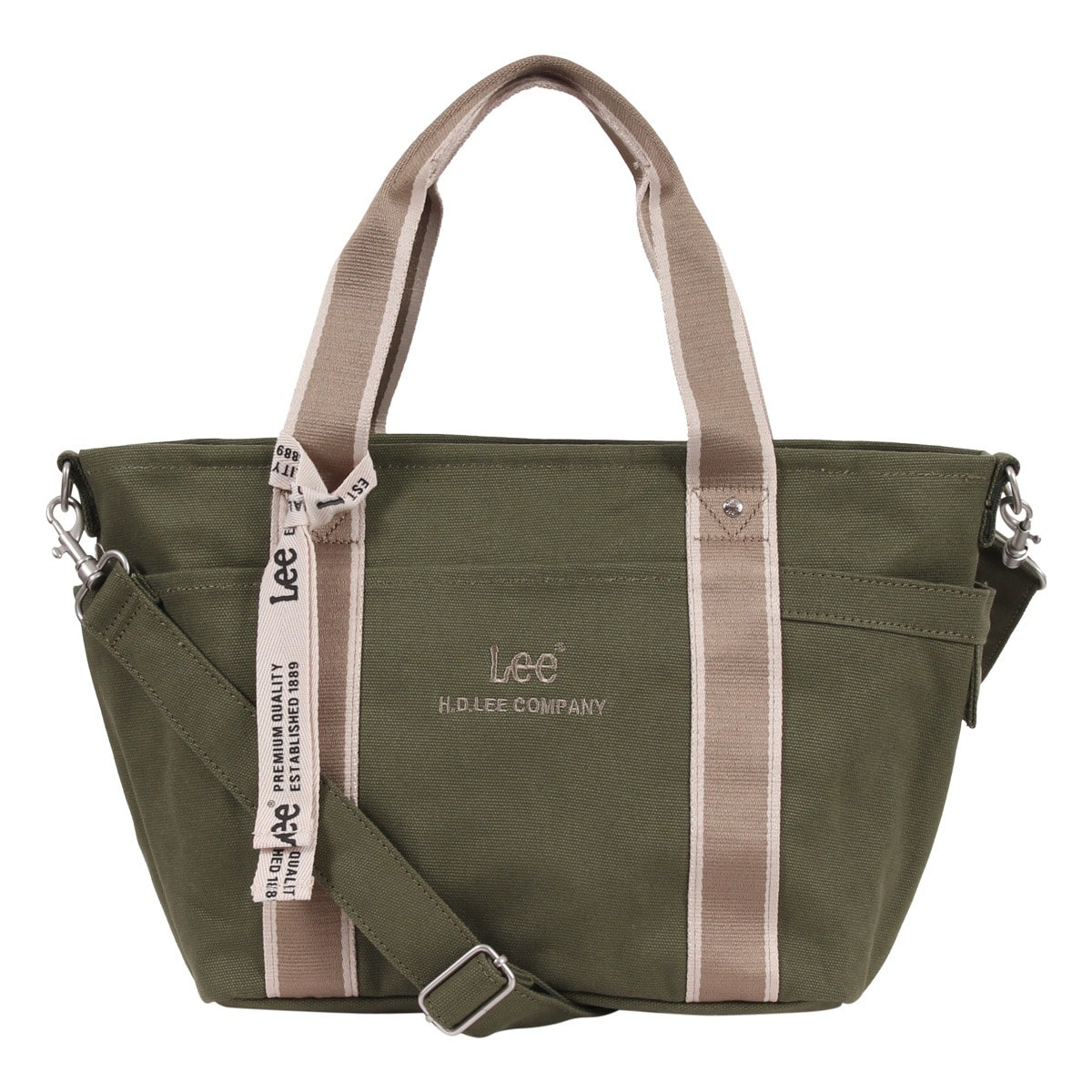 Lee リー トートバッグ 2WAY キャンバス レディース 320-1304 arcana ショルダーバッグ カーキ