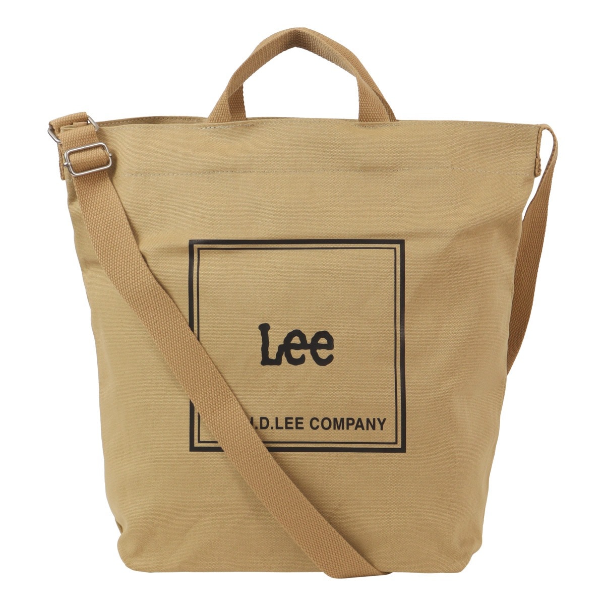 Lee リー ショルダーバッグ 2WAY キャンバス メンズ レディース 320-1351 elf トートバッグ ブラウン