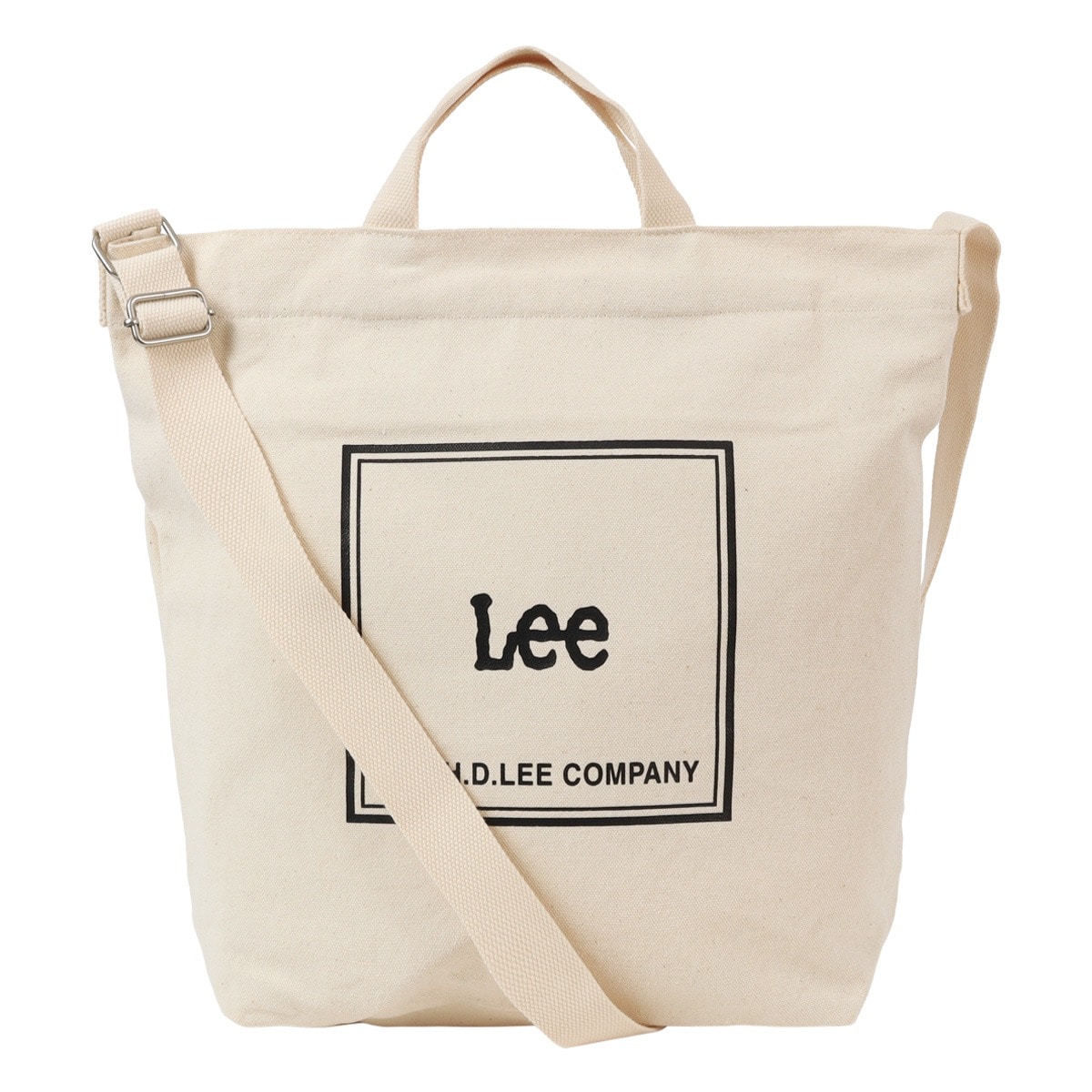 Lee リー ショルダーバッグ 2WAY キャンバス メンズ レディース 320-1351 elf トートバッグ ホワイト