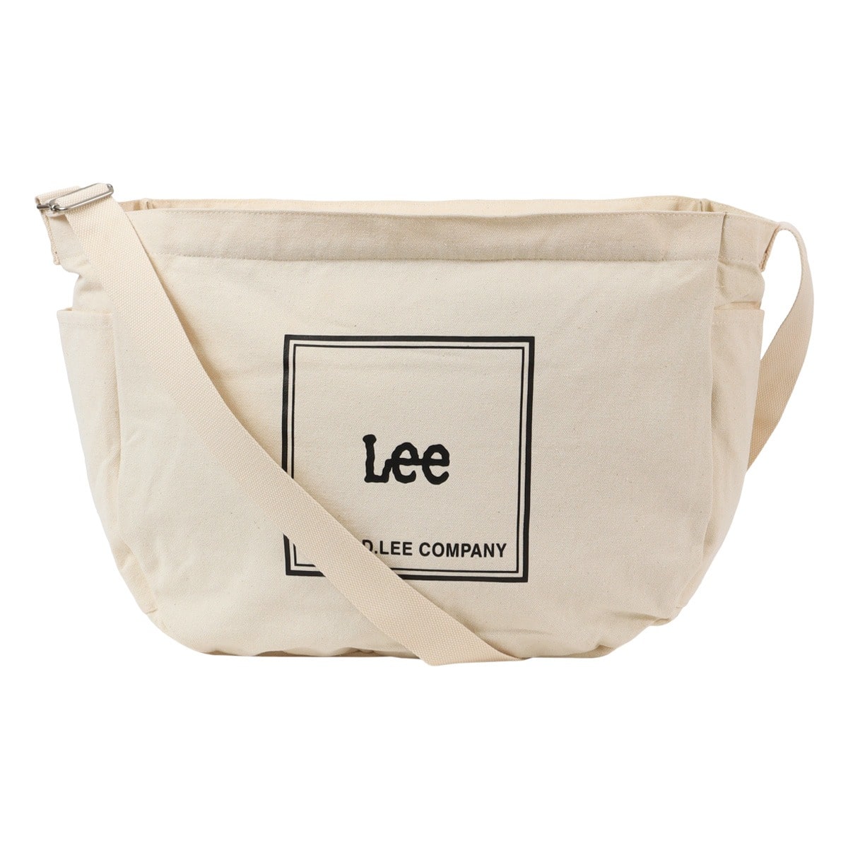 Lee リー ショルダーバッグ キャンバス メンズ レディース 320-1353 elf 横型 大容量 ホワイト