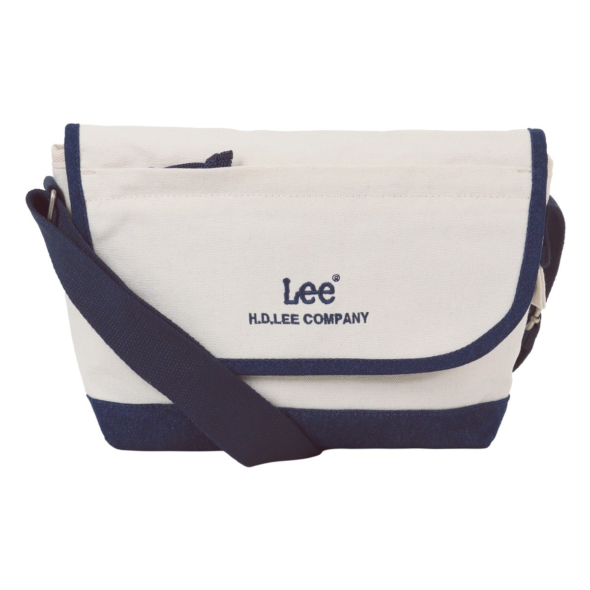 Lee リー ショルダーバッグ キャンバス デニム レディース メンズ 320-1403 メッセンジャーバッグ ネイビー