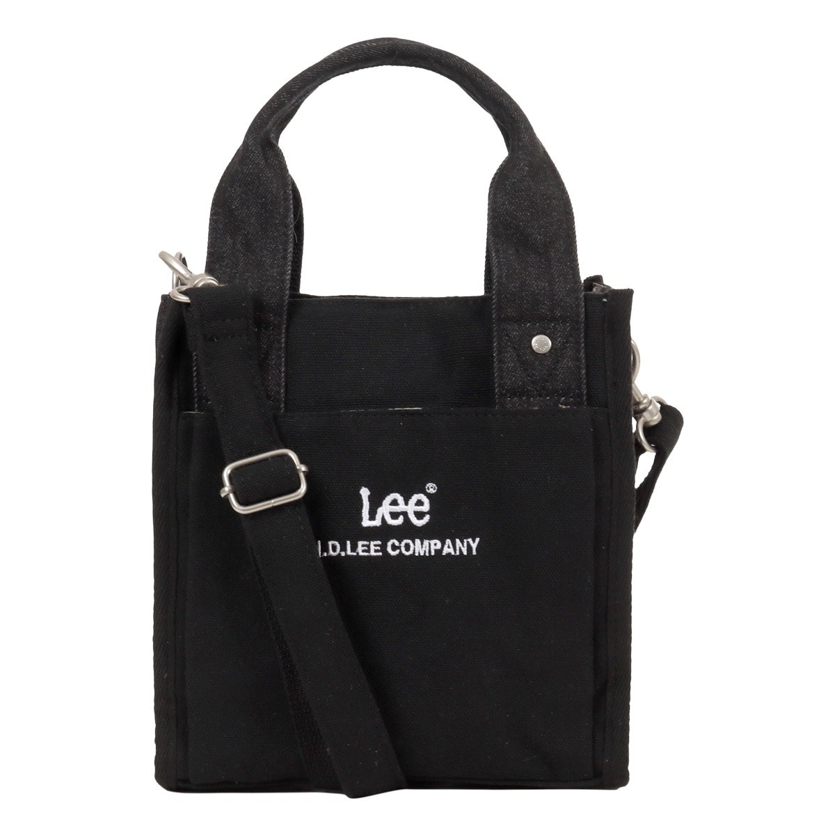 Lee リー ミニトート 2WAY キャンバス デニム レディース メンズ 320-1404 ショルダーバッグ ハンドバッグ ランチトート ブラック