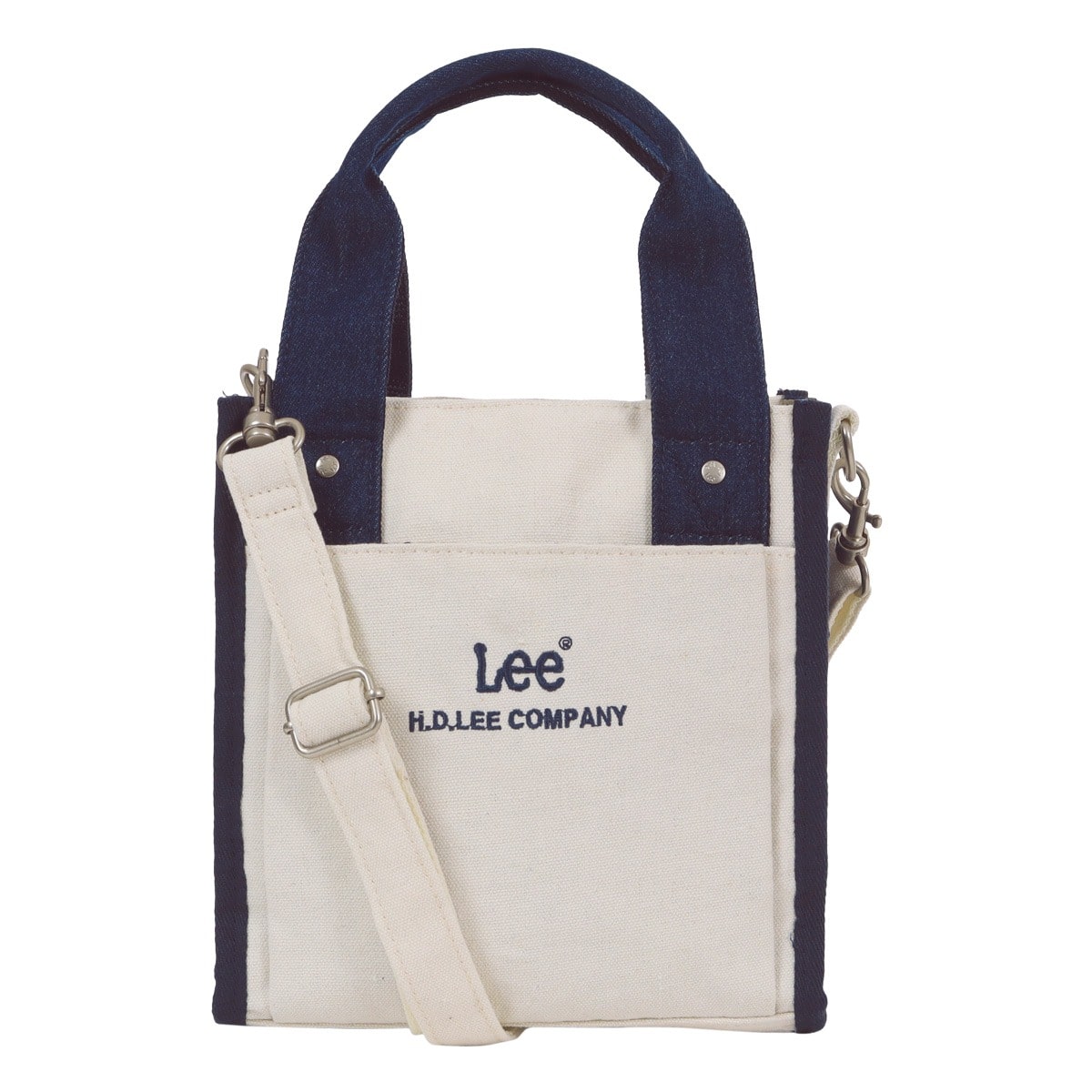 Lee リー ミニトート 2WAY キャンバス デニム レディース メンズ 320-1404 ショルダーバッグ ハンドバッグ ランチトート ネイビー