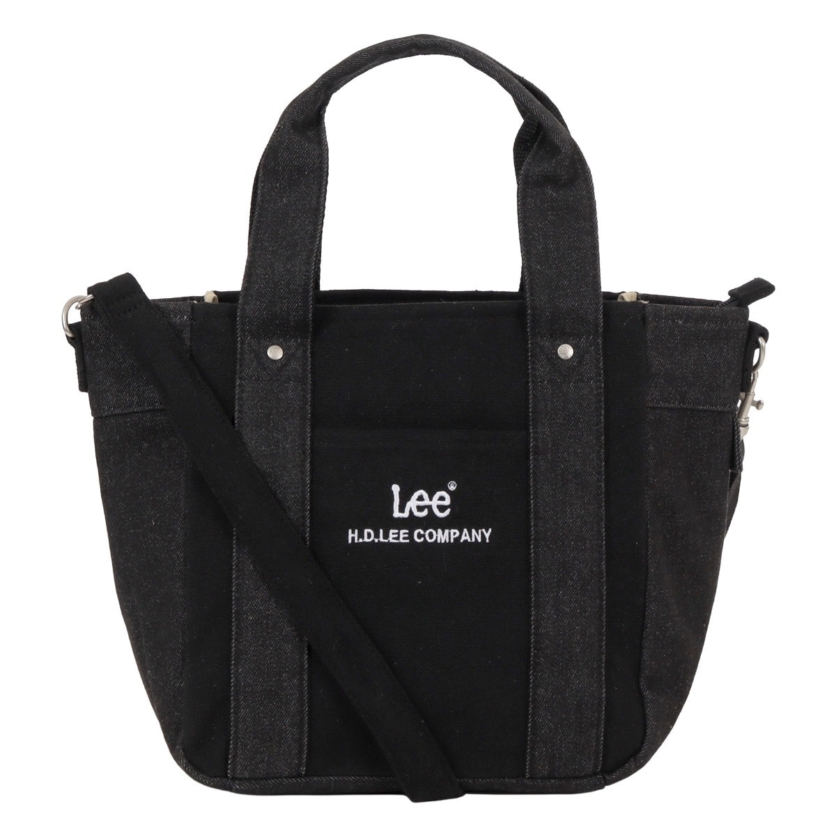 Lee リー ミニトートバッグ 2WAY キャンバス デニム レディース メンズ 320-1405 ショルダーバッグ ハンドバッグ ブラック