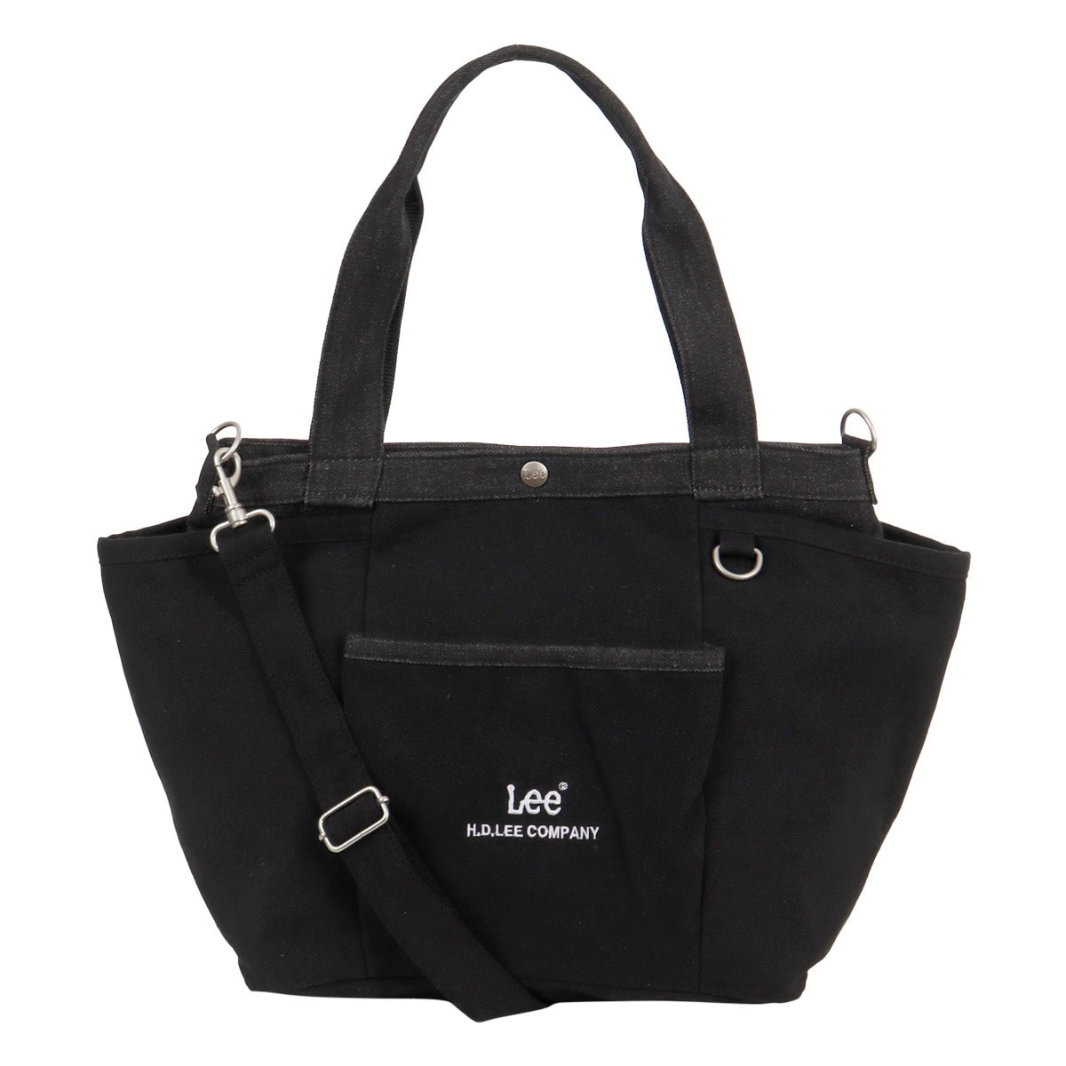 Lee リー トートバッグ 2WAY キャンバス デニム レディース メンズ 320-1406 ショルダーバッグ マザーズバッグ 大容量 ブラック