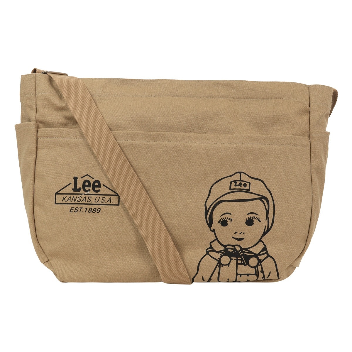 Lee リー ショルダーバッグ キャンバス バディー レディース メンズ 320-1432 Buddy II ブラウン