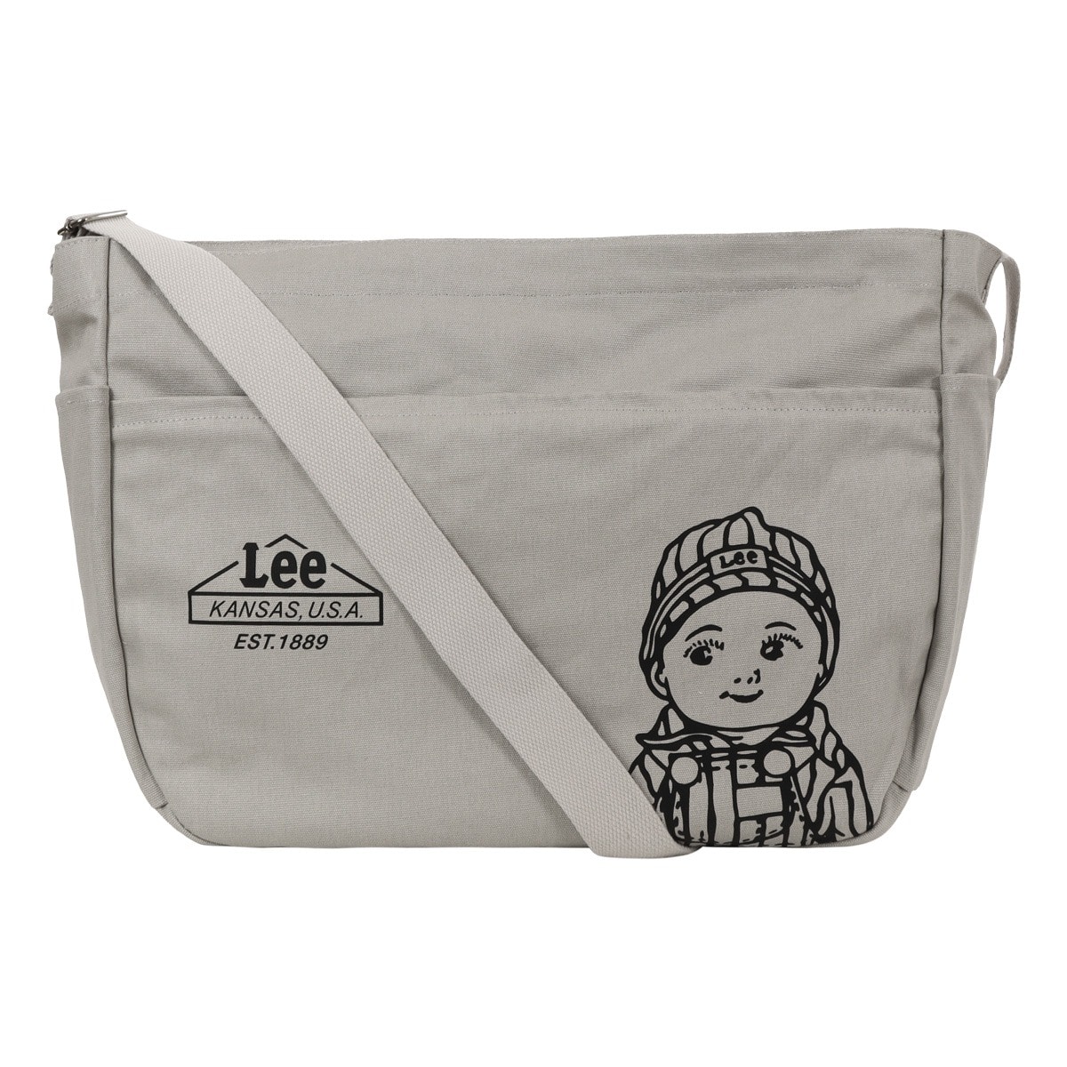 Lee リー ショルダーバッグ キャンバス バディー レディース メンズ 320-1432 Buddy II グレー