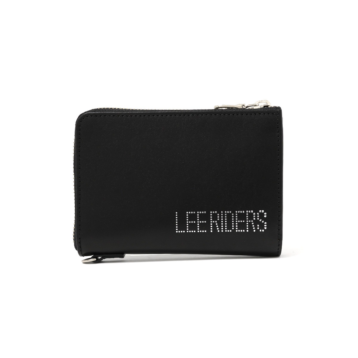 Lee リー 二つ折り財布 大容量 L字ファスナー ミドルウォレット メンズ 本革 牛革 イタリアンレザー RIDERS 320-1731 WEB限定モデル 別注アイテム ブラック
