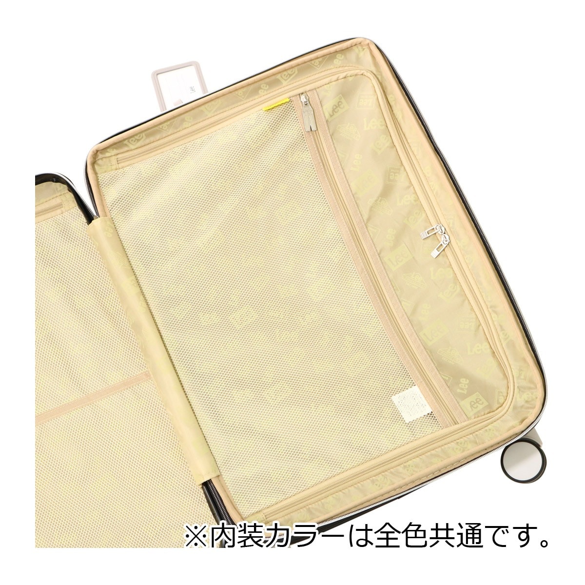 Lee リー ミニオン スーツケース キャリーバッグ TSAロック 52L 58L 62cm 3.6kg 320-30001 MINIONS エキスパンダブル ハードキャリー ストッパー付き ホワイト 【10】ホワイト -