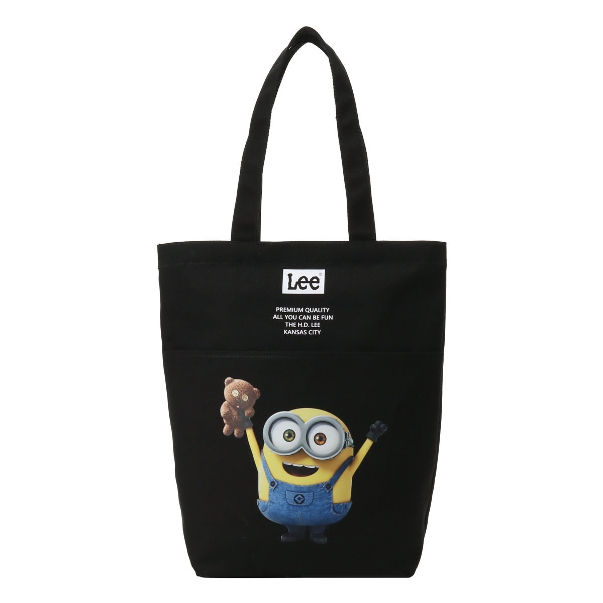 Lee リー ミニオン トートバック メンズ レディース 320-30020 MINIONS タテ型 別注アイテム ブラック
