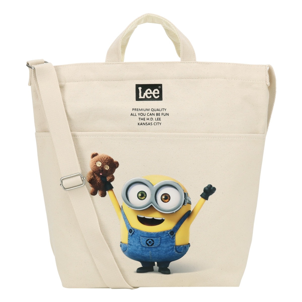 Lee リー ミニオン ショルダーバック 2WAY メンズ レディース 320-30021 MINIONS トートバッグ 別注アイテム ホワイト