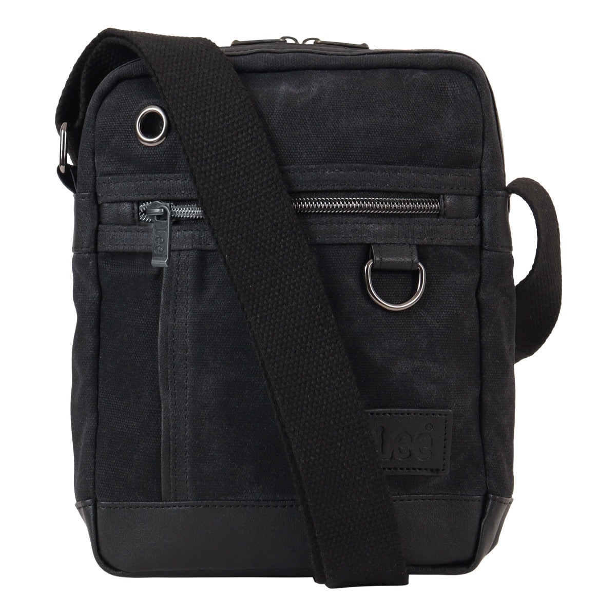 Lee リー ショルダーバッグ 縦型 メンズ レディース 320-4030 crash ミニショルダー ヴィンテージ風 ブラック