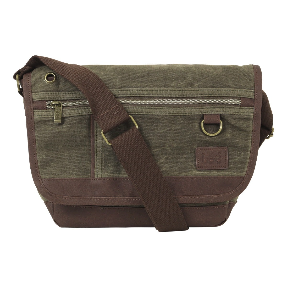 Lee リー ショルダーバッグ メンズ レディース 320-4032 crash メッセンジャーバッグ ヴィンテージ風 カーキ
