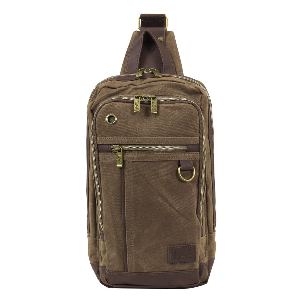 Lee リー ボディバッグ メンズ レディース 320-4033 crash ショルダーバッグ ワンショルダー ヴィンテージ風 チョコ