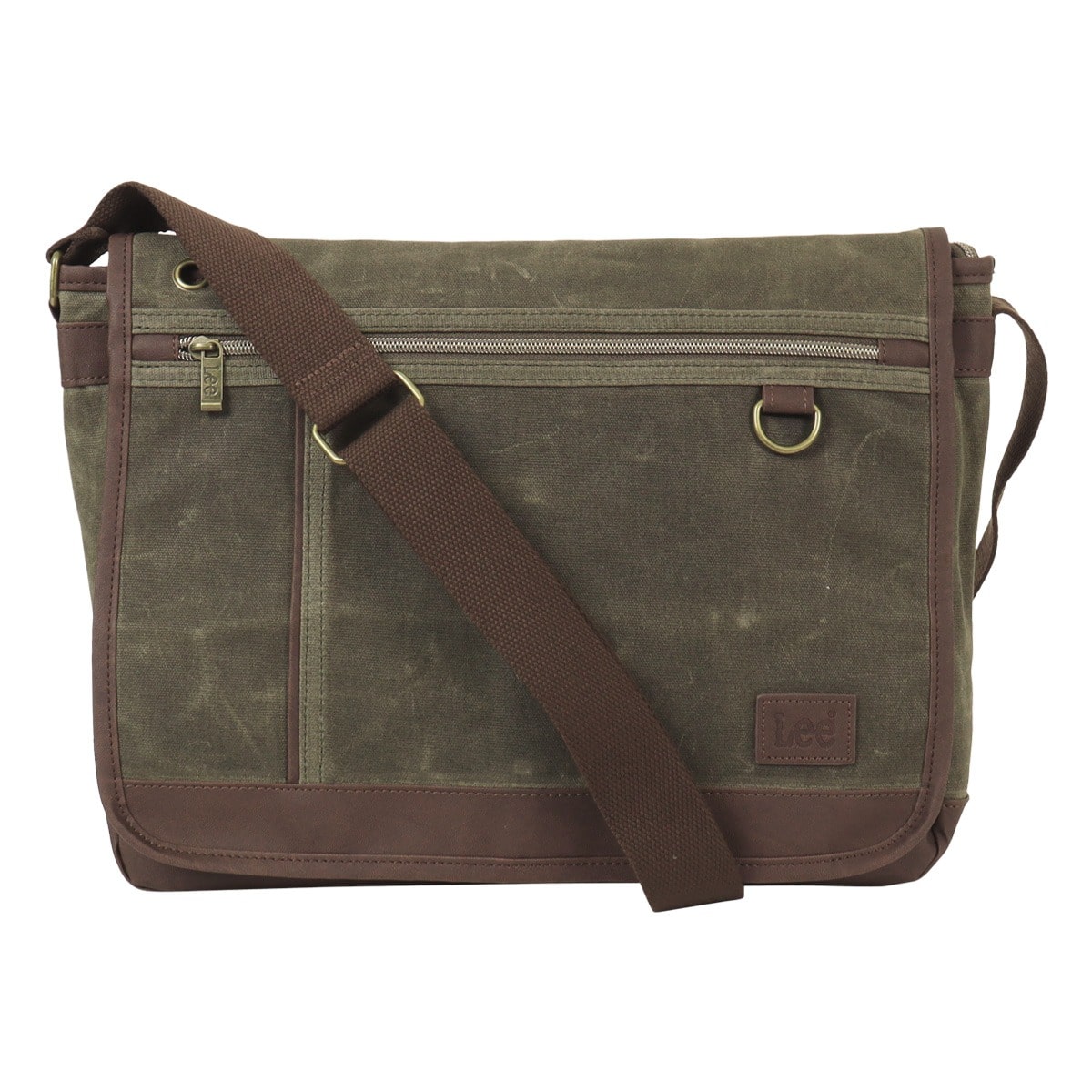 Lee リー ショルダーバッグ メンズ レディース 320-4034 crash メッセンジャーバッグ ヴィンテージ風 カーキ