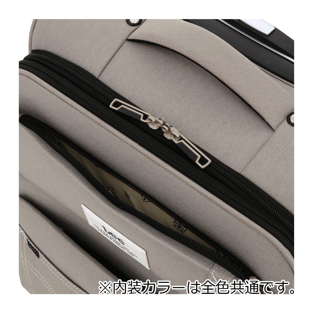 Lee リー スーツケース キャリーバッグ 機内持ち込み 41L 47cm 2.6kg フロントオープン 320-9030 19インチ sonic エキスパンダブル ソフトキャリー デニム調 撥水 ブラック 【01】ブラック -