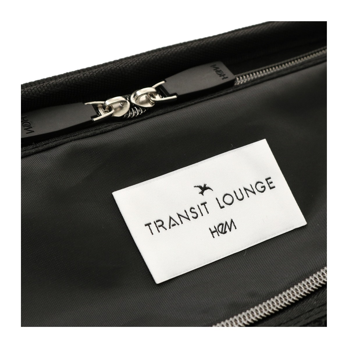TRANSIT LOUNGE トランジットラウンジ HeM×TRANJIT スーツケース キャリーバッグ 機内持ち込み TSAロック 43L 47cm 3.9kg 39-5108 トップオープン エキスパンダブル ブラック ブラック -