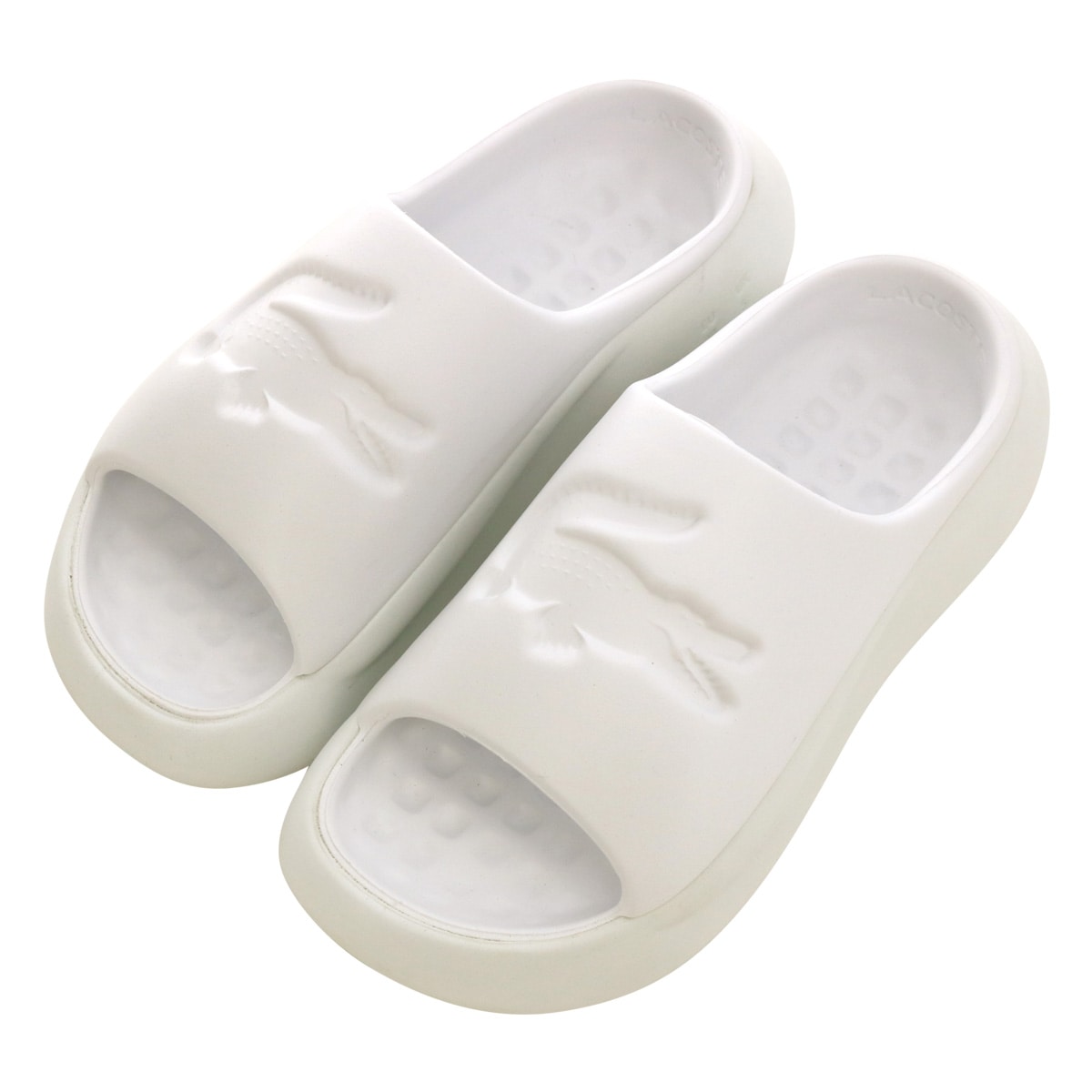 LACOSTE ラコステ サンダル SERVE SLIDE 3.0 45CFA0004 WHT/WHT