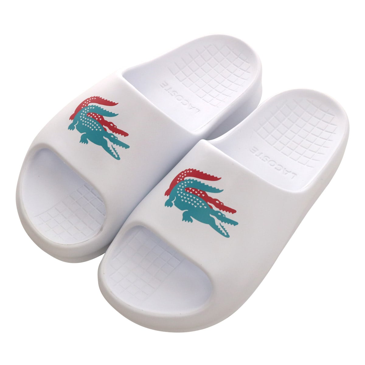 LACOSTE ラコステ サンダル CROCO 2.0 45CFA0005 WHT/DK TRQS