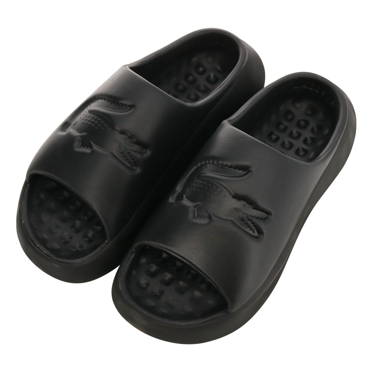 ラコステ サンダル EVA メンズ SERVE SLIDE 3.0 45CMA0004 LACOSTE | 靴 スリッパ 厚底 ビーチ ベランダ