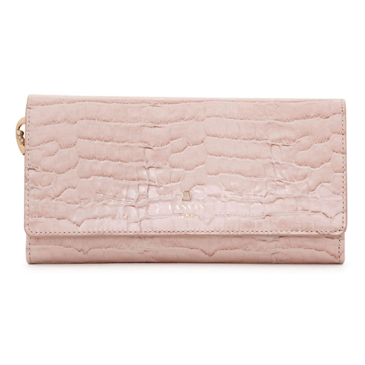 LANVIN en Bleu ランバンオンブルー 長財布 マゼンダ レディース 481680 ピンクベージュ